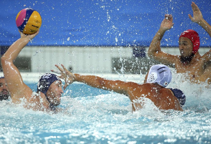 Josip Vrlic - Polo Aqu&aacute;tico - Brasil x Jap&atilde;o (Foto: REUTERS/Laszlo Balogh)
