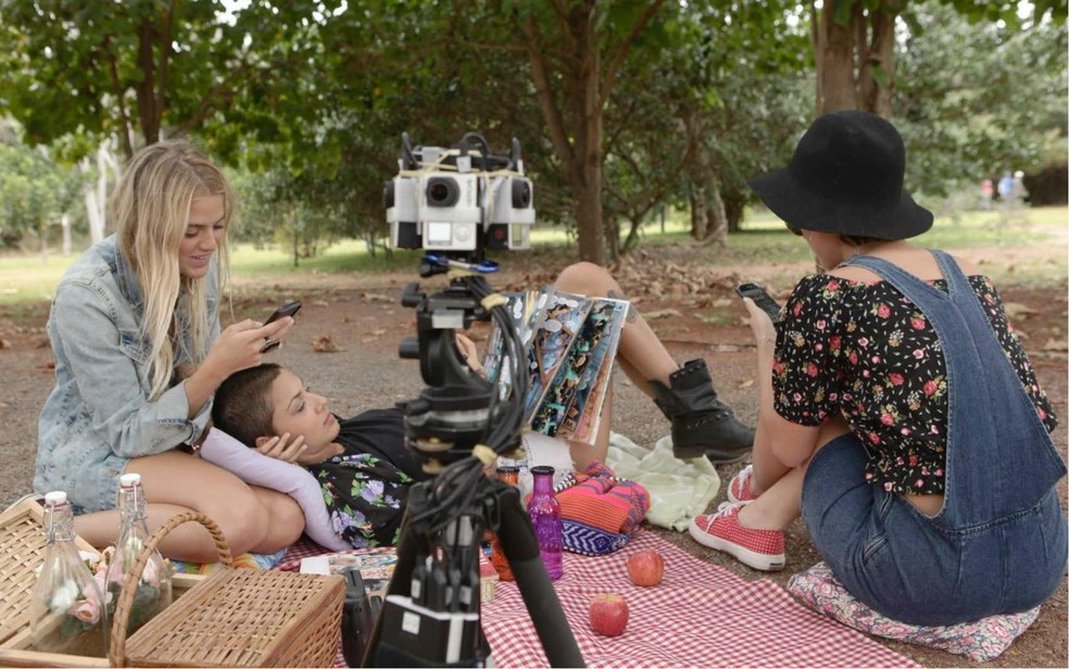Bastidores do filme em 360 graus 