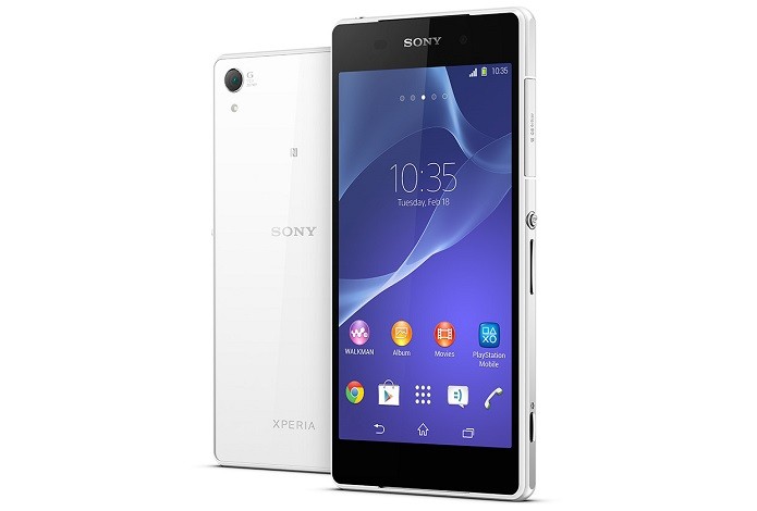 Sony Xperia Z2 tem Android 4.4.2 (KitKat) e câmera de 20,7 megapixels com gravação 4K (Foto: Divulgação/Sony)