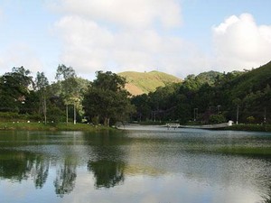 Lago de Barão de Javary é opção para passeio em Miguel Pereira (Foto: Keyla Izidio Alves Batista/ VC no G1)