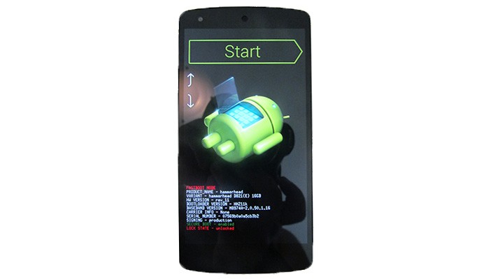 Acesse o modo bootloader (Foto: Reprodução/Paulo Alves)