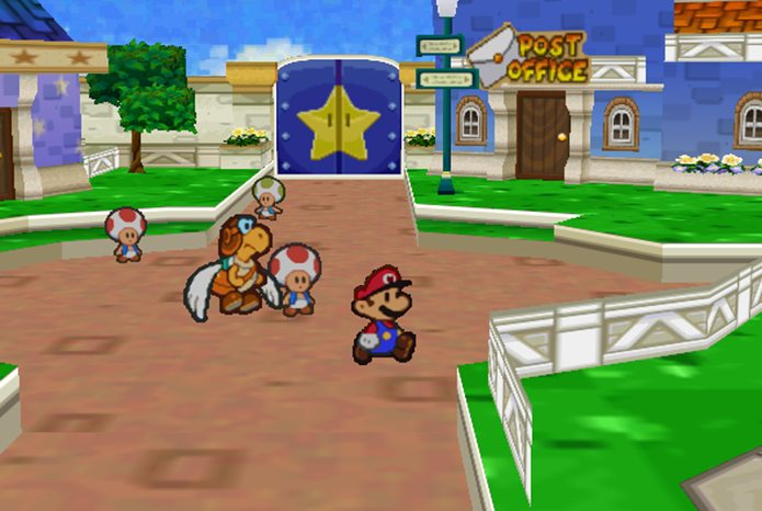 Paper Mario tem visual único e criativo (Foto: Reprodução) (Foto: Paper Mario tem visual único e criativo (Foto: Reprodução)) Paper Mario tem visual único e criativo (Foto: Reprodução) (Foto: Paper Mario tem visual único e criativo (Foto: Reprodução))