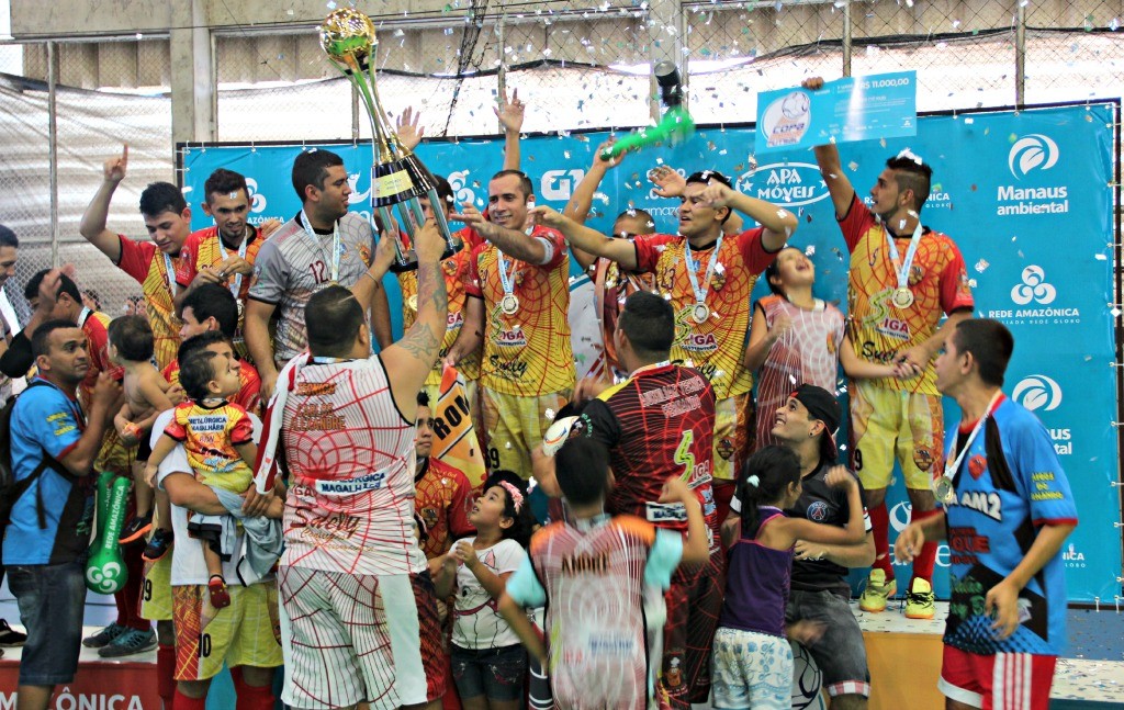 PSG conquista primeiro lugar na Copa Rede Amazônica de Futsal (Foto: Diego Toledano/ Globoesporte.com)