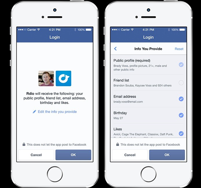 Facebook cria login an nimo em apps de terceiros e melhora privacidade