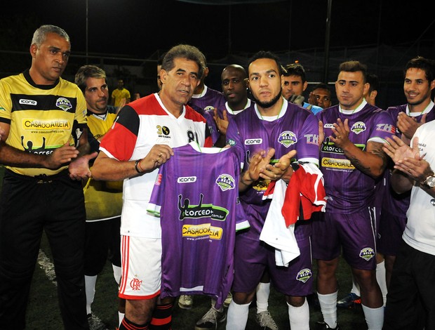 Pelada cantor belo Master Flamengo  (Foto: André Durão)