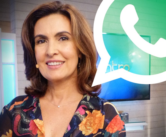 Fátima Whatsapp (Foto: TV Globo)