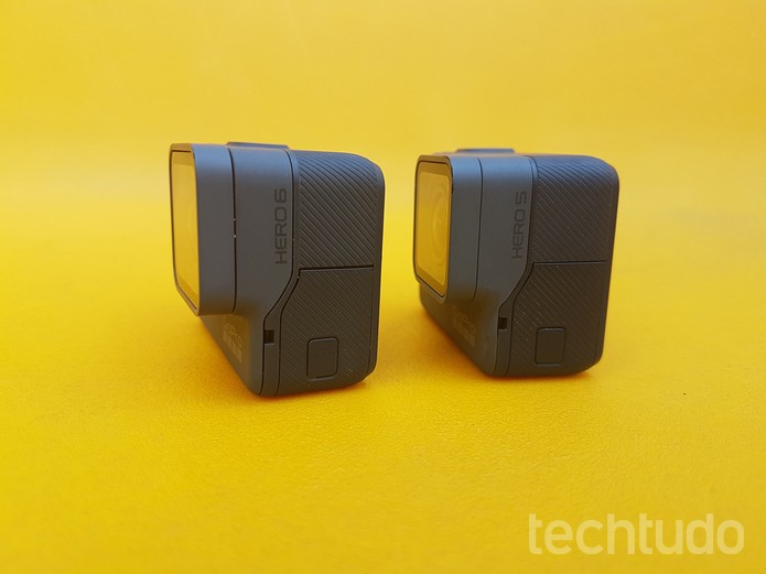 GoPro Hero6 e Hero5 Balck compartilham mesmo design (Foto: João Gabriel Balbi/TechTudo) GoPro Hero6 e Hero5 Balck compartilham mesmo design (Foto: João Gabriel Balbi/TechTudo)