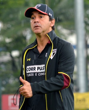 Ricardo Gomes fechou treino do São Paulo desta terça-feira (Foto: Érico Leonan / saopaulofc.net)
