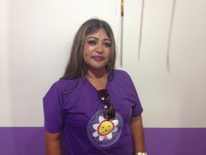 Coordenadora do Cram de Oiapoque, Idaléia Dutra (Foto: Cassio Albuquerque/G1)