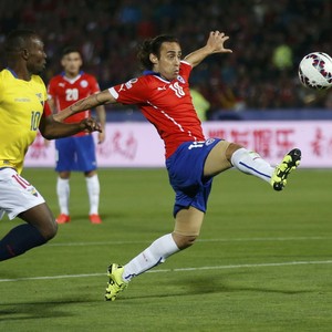 Valdivia, Chile x Equador Copa Am&eacute;rica (Foto: Ag&ecirc;ncia Reuters)