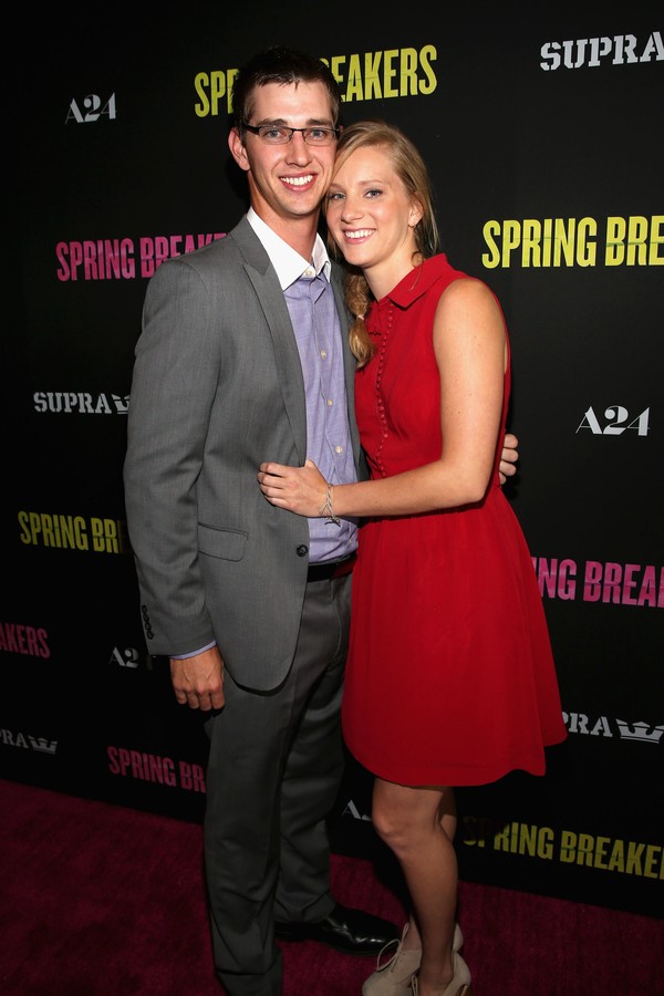A atriz Heather Morris e seu marido, Taylor Hubbell (Foto: Getty Images)