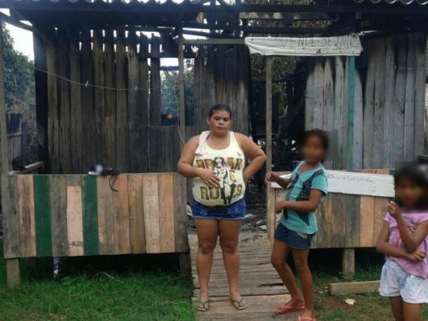 Maria Rosa perdeu todo enxoval do bebê durante incêndio na manhã desta segunda-feira (16) (Foto: Arquivo pessoal)
