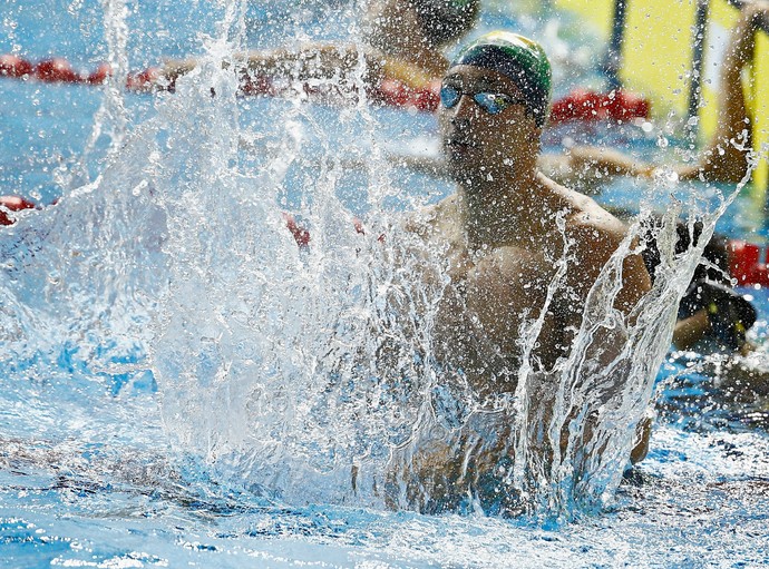 Thiago Simon ouro Pan-Americano (Foto: Al Bello/Getty Images)
