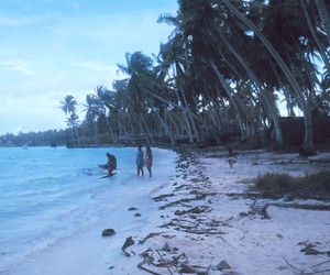 Kiribati desaparecerá em alguns anos. O governo prepara a evacuação de toda a população (Foto: Divulgação/ Governo da República de Kiribati)
