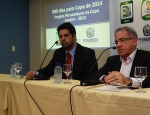 George Braga e Ricardo Leitão (Foto: Elton de Castro/Globoesporte.com)