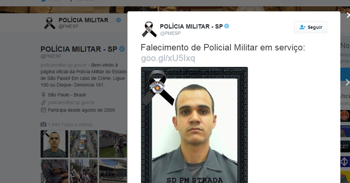 G1 Policial militar é morto ao abordar dupla em moto roubada em SP