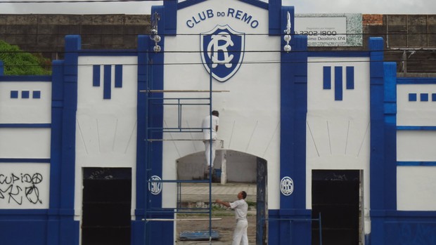 Atual diretoria do Remo resgatou um dos símbolos do clube (Foto: Gustavo Pêna/GLOBOESPORTE.COM)