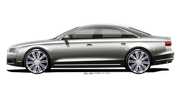 Audi A8 recebe mudanças visuais (Foto: Divulgação)