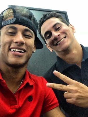 Neymar ao lado do seu grande amigo Paulo Henrique Ganso (Foto: Reprodução/Instagram)