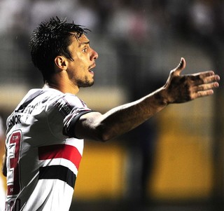 São Paulo x Santos Rodrigo Caio (Foto: Marcos Ribolli)