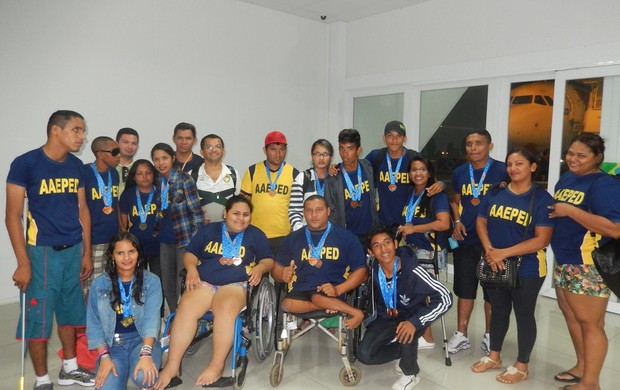 Paratletas do AP conquistam medalhas em Circuito Norte-Nordeste de atletismo (Foto: Arquivo Pessoal/Adir Dantas)