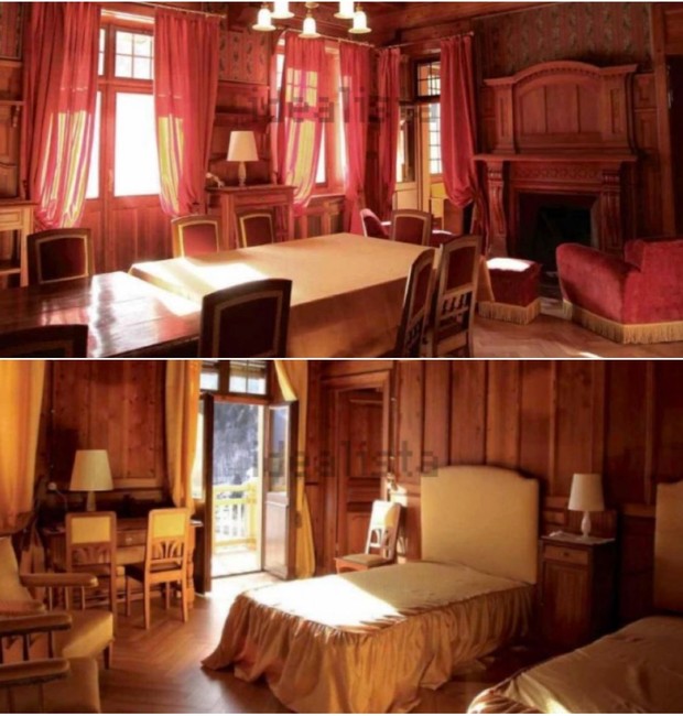 Sala de jantar e um dos quartos da mansão (Foto: Reprodução / Instagram)
