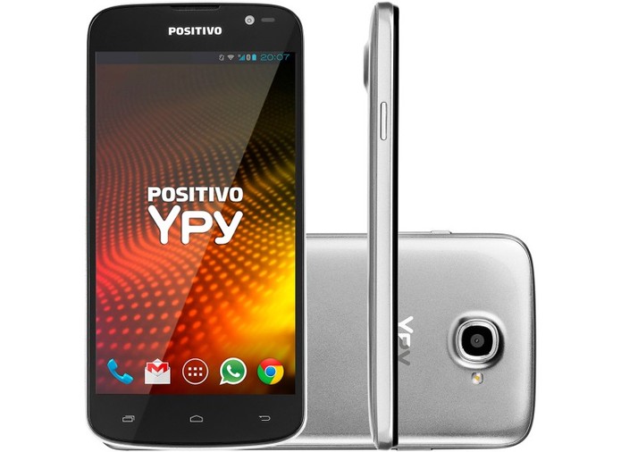 Positivo Ypy S500 tem telona de cinco polegadas e Android 4.2 Jelly Bean (Foto: Divulgação/Positivo)