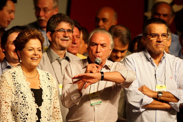 Convenção Nacional do PMDB, neste sábado (2) em Brasília, deve reconduzir o vice-presidente da República, Michel Temer, à presidência do partido (Foto: Beto Barata/Estadão Conteúdo)