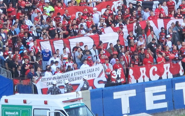 Flamengo, Torcida, Olimpico (Foto: Janir Júnior / Globoesporte.com)