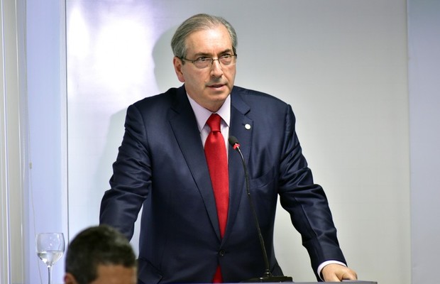 O presidente da Câmara dos Deputados, Eduardo Cunha, durante Seminário 