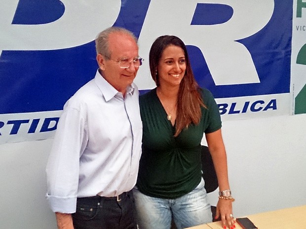 Jofran Frejat (PR) e Flávia Arruda (PR), candidatos a governador e a vice-governadora do DF derrotados no segundo turno (Foto: Mateus Rodrigues/G1)