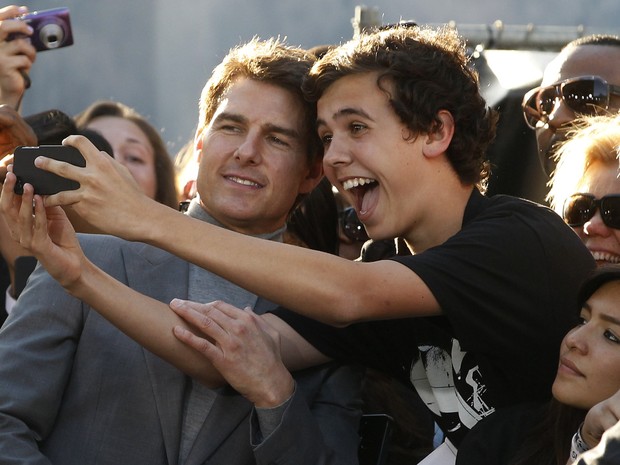 Tom Cruise em première de filme em Los Angeles, nos Estados Unidos (Foto: Fred Prouser/ Reuters)