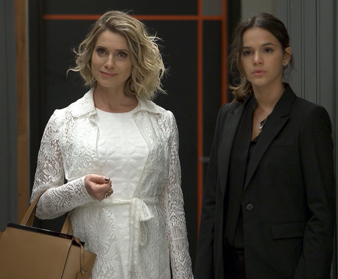 Soraya e Mari dão de cara com Ben e Margot (Foto: TV Globo) Soraya e Mari dão de cara com Ben e Margot (Foto: TV Globo)