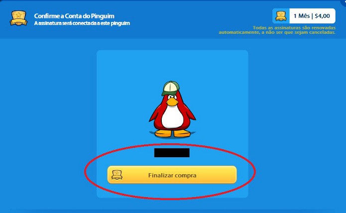 Finalize a compra clicando no botão e inserindo seus dados (Foto: Reprodução / João Moura)