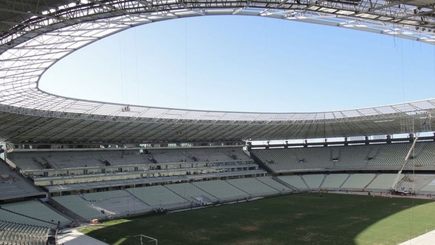 obras estádio Castelão Copa 2014 Fifa (Foto: Divulgação / FIFA.com)