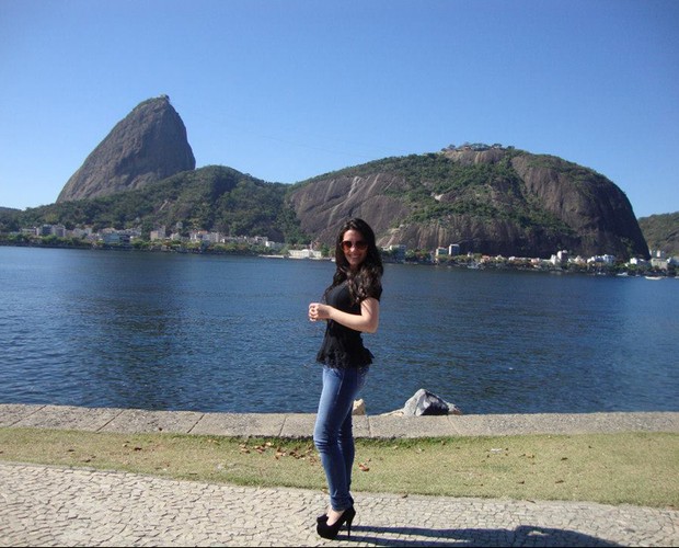 Jennifer Scheffer posa no Rio de Janeiro (Foto: Arquivo Pessoal)