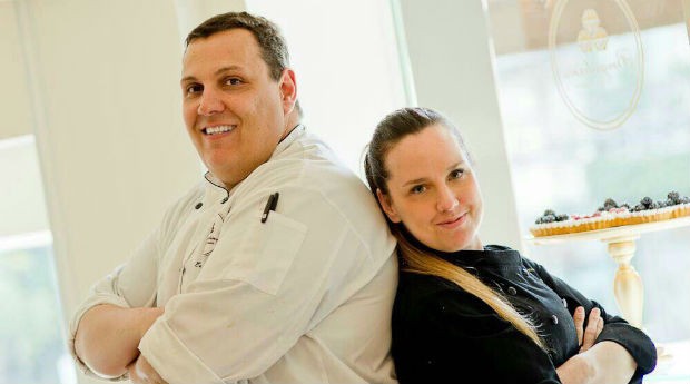  Edoardo Jana e Giulianna Loduca Scalamandre da Brigadeiros by Cousin (Foto: Divulgação)