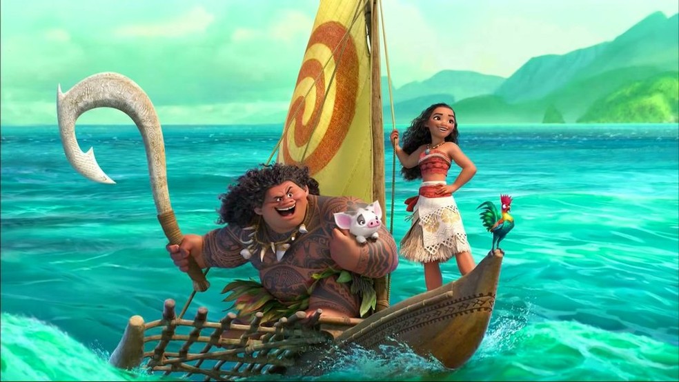 Cena da animação 'Moana - Um mar de aventuras', da Disney (Foto: Divulgação/Disney)