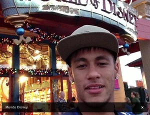 Neymar na Disney (Foto: Reprodução/Instagram)