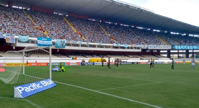 Sampaio empatou com Paysandu por 1 a 1 no Mangueirão (Foto: Afonso Diniz / GloboEsporte.com)