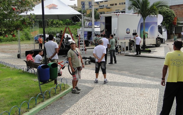 Ge Na estrada em Nova Serrana (Foto: Fernando Martins)