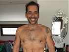 Leandro Hassum posa sem camisa após perda de peso: 'Orgulho'