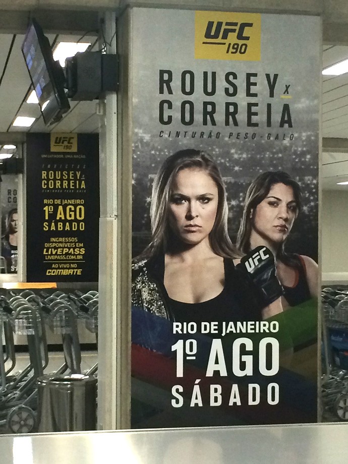Aeroporto do Rio de Janeiro convida para o UFC Rio 7