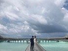 Wesley Safadão e Thyane Dantas curtem viagem às Ilhas Maldivas