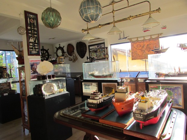 Museu em Ilhabela reúne peças náuticas de antigos naufrágios  (Foto: Arquivo do museu)