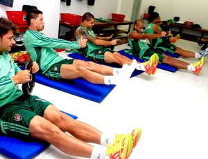 Thiago Neves e equipe no treino do Fluminense (Foto: Ralff Santos / Fluminense F.C.)