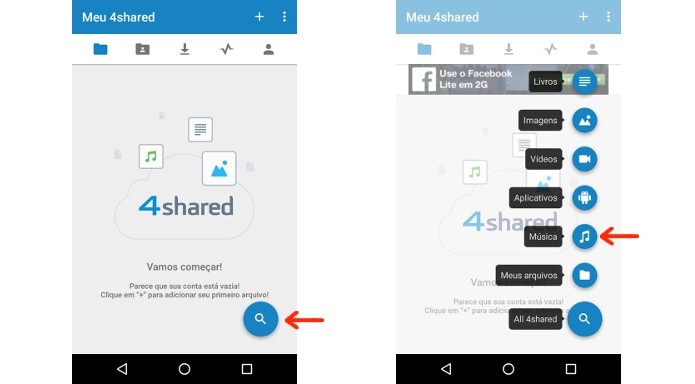 4shared: aprenda a baixar músicas no Android | Dicas e Tutoriais | TechTudo