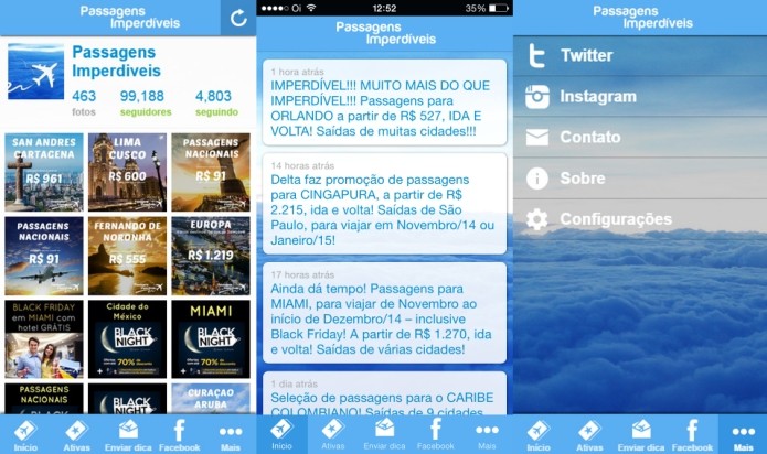 Não perca mais nenhuma oportunidade de viajar pagando menos (Foto: Divulgação/AppStore)