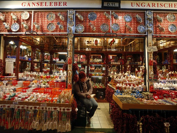 O Great Market Hall, em Budapeste (Foto: Laszlo Balogh/Reuters)