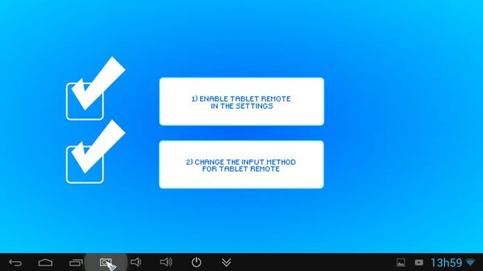 Clique em Setup no menu inicial do app para acessar essas duas opções (Foto: Reprodução / Dario Coutinho)